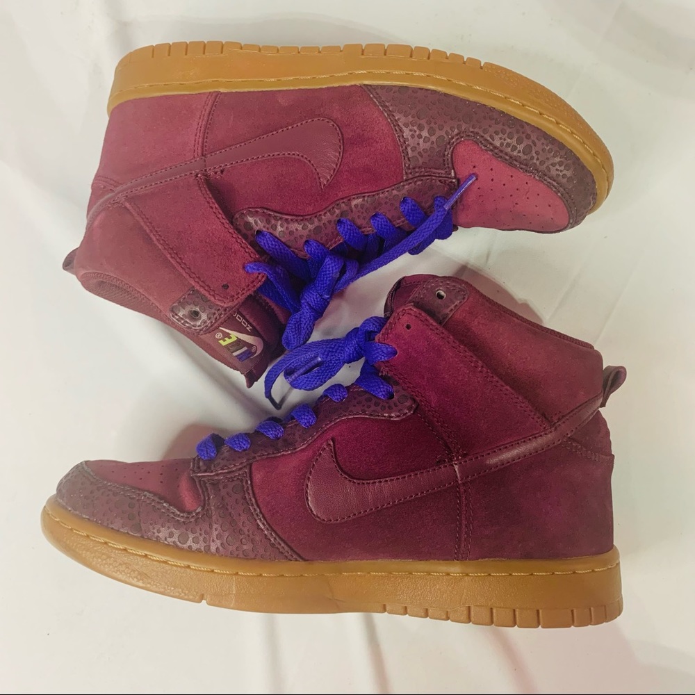 2008 Nike Dunk High Safari Cranberry